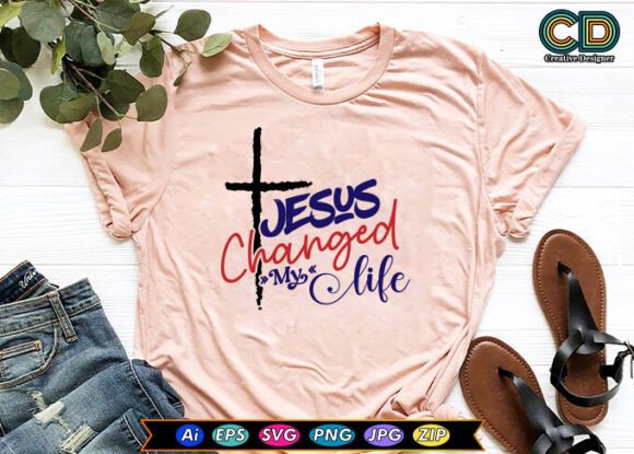 JESUS CHANGED MY LIFE Christian T-shirt Review for Real Projects
