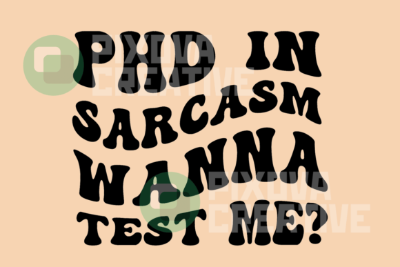 PHD in Sarcasm Funny Retro Embroidery Design Review
