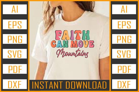 Review of Faith Can Move Mountains Svg Png Files for Embroidery Projects