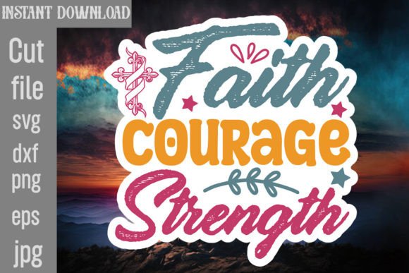 Reviewing Faith Courage Strength SVG Cut File for Real Embroidery Projects