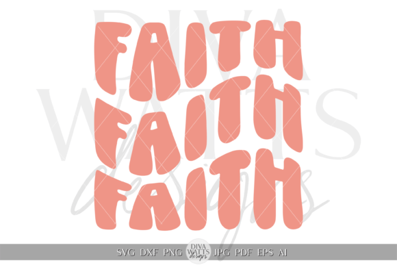 Reviewing Faith Word Art Illustration SVG for Real Embroidery Projects