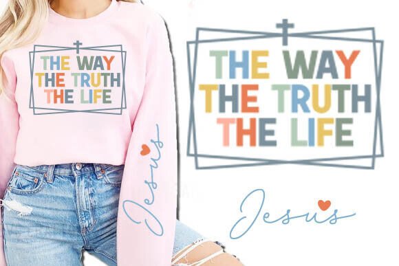 The Way the Truth the Life Jesus Sleeve